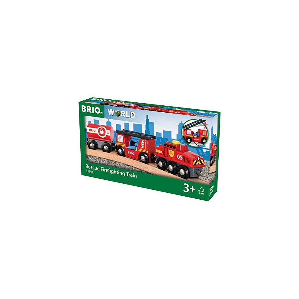 Brio Rescue Fire Train