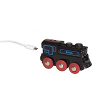 Locomotiva recarregável BRIO World - Ravensburger - Amarela - Unissex a partir de 3 anos