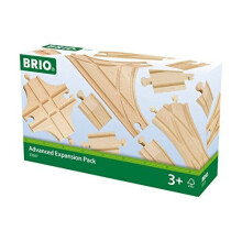 Brio World 33307 - Advanced Expansion Pack - 11 pi   ces de traces de train en bois pour les enfants de 3 ans et plus