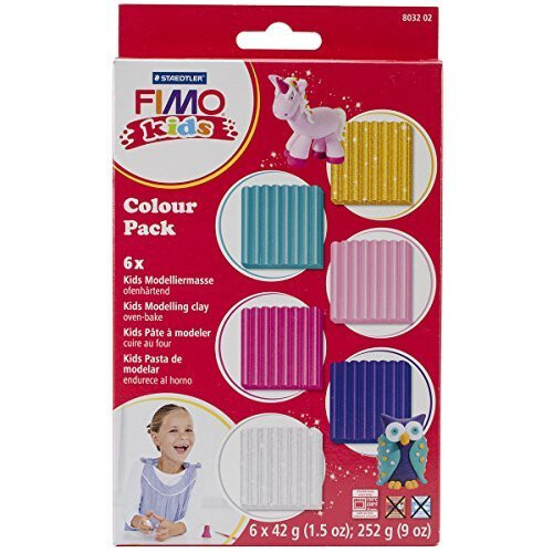 Staedtler Fimo - Fimo Kids Set 6 Farben Mädchen 8032.02