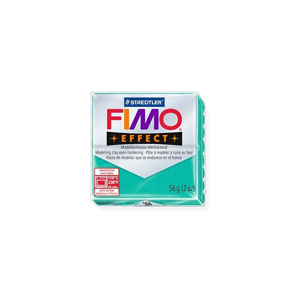 Staedtler - Fimo effect 57g, Translucent Green