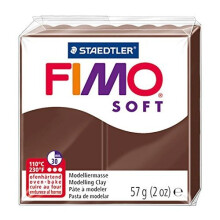Staedtler FIMO Pehmeä polymeerisavi - -Uunin leivontasavi korujen kuvanveistoon askartelusuklaa 8020-75