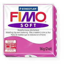 STAEDTLER Fimo Soft plastilina para hornear en bloque 56 g frambuesa