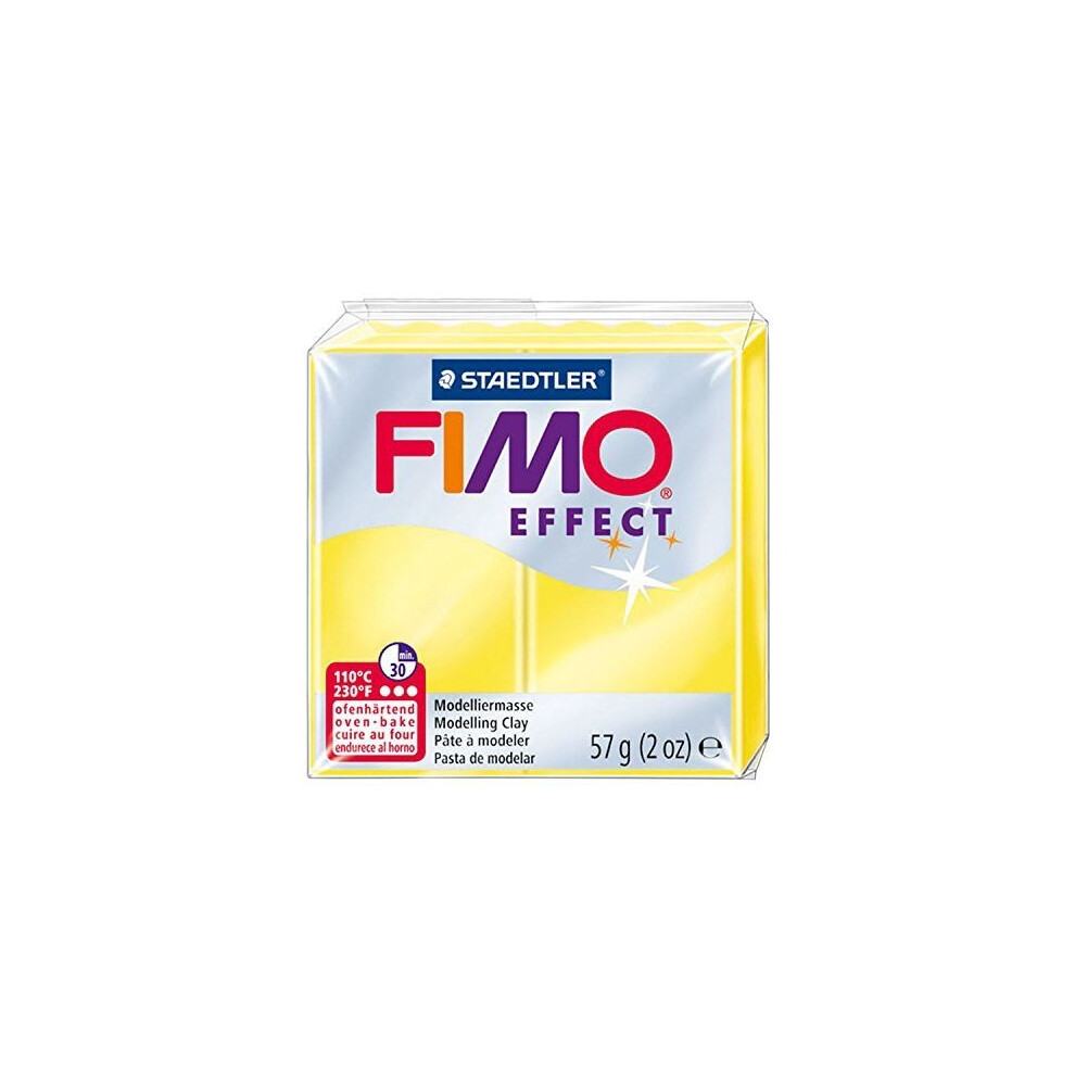 Staedtler - Fimo Effect 57G, Translucent Yellow