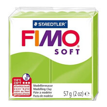 STAEDTLER Fimo Soft block argila para modelar 56 g maçã verde