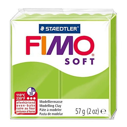 Staedtler STAEDTLER Fimo Soft block argila para modelar 56 g maçã verde