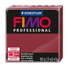 Muovailuvaha - Fimo Professional - Bordeaux - 85 g - Kovettuu uunissa - Suljettava pakkaus