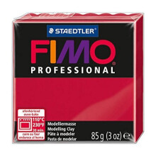 Muovailutaikina - Fimo Professional - Karmiini - 85 g - Kovettuu uunissa - Uudelleensuljettava pakkaus