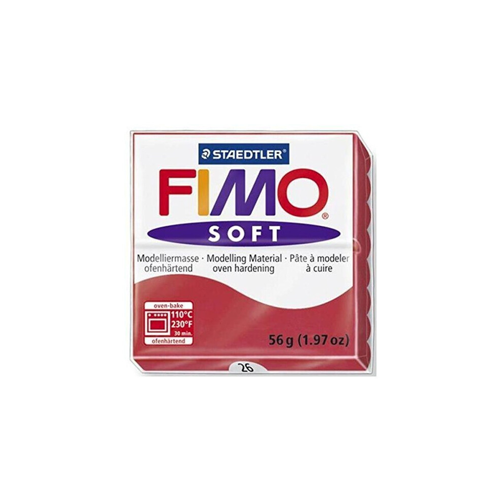 Staedtler - Fimo Soft 57g, Cherry Red
