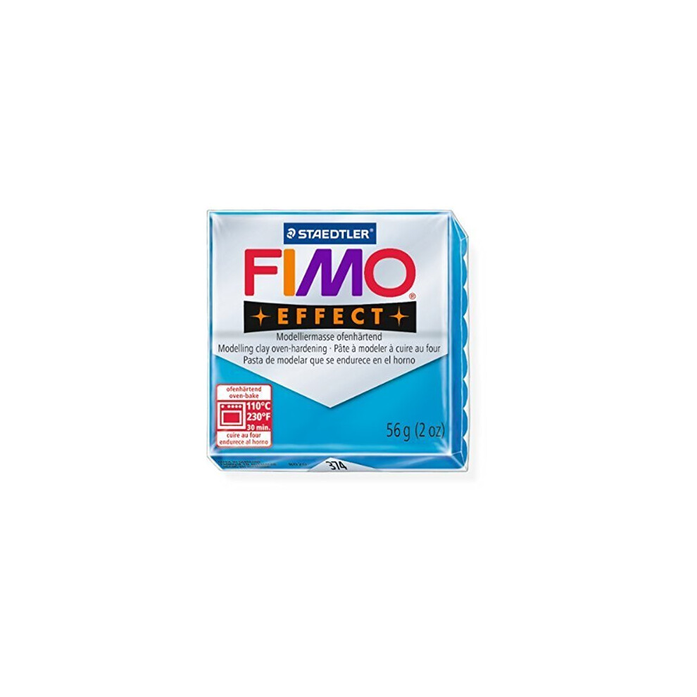Staedtler - Fimo Effect 57G, Translucent Blue