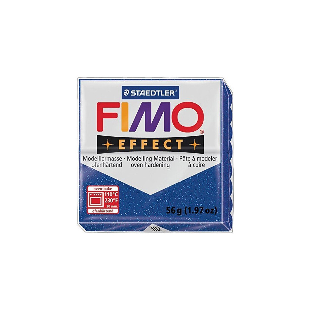 Staedtler - Fimo Effect 57G, Glitter Blue