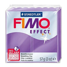 Pasta polimerica - STAEDTLER - Fimo effect lilac translucido 604 - 56g - Indurente in forno 110C - Viola