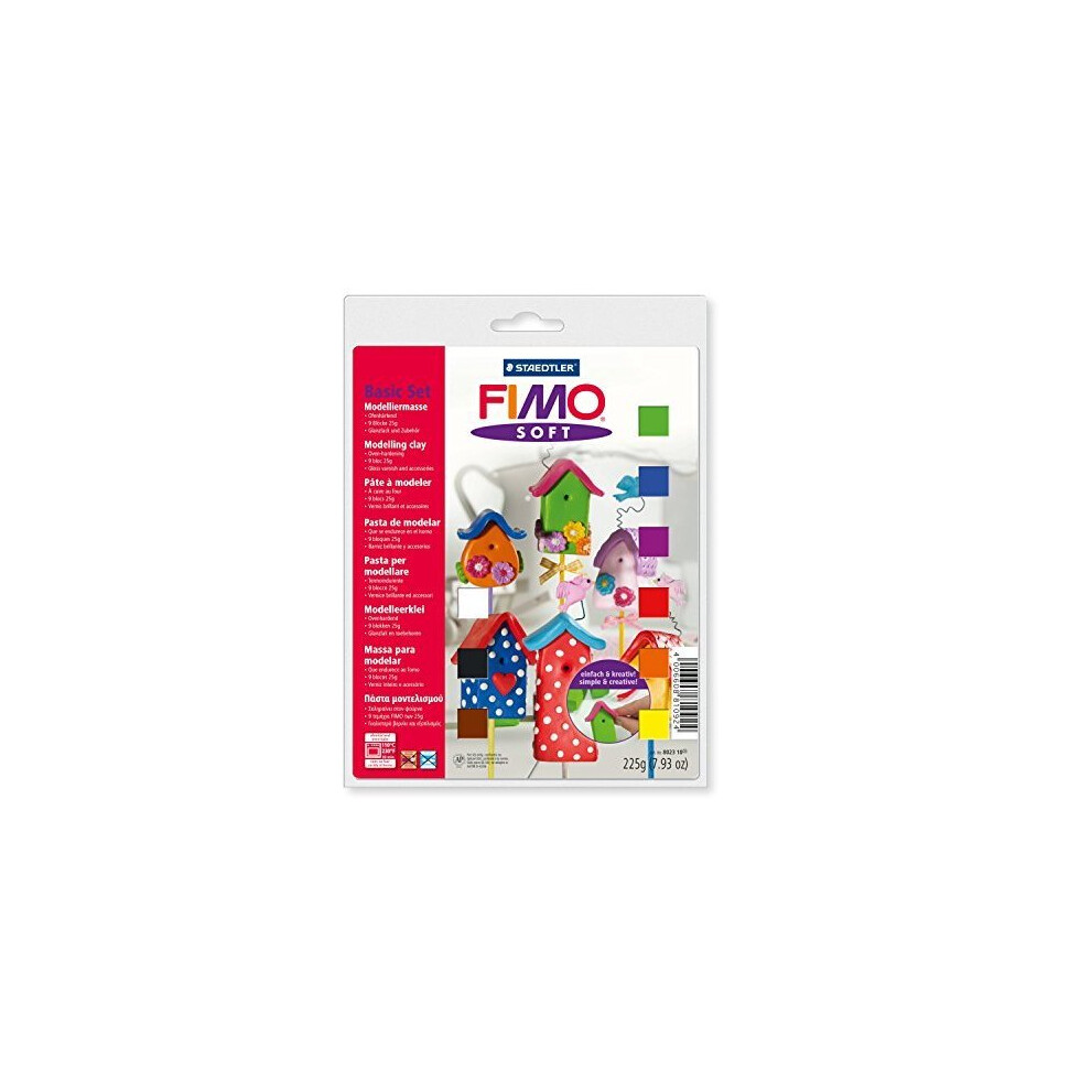 Staedtler - Fimo Soft Half Block Starter Set - 9 pieces