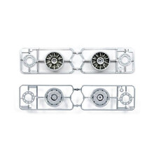 Plated Wheels 30mm Hex Matt - Truck Accessory - Tamiya 56519