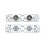 Tamiya Plated Wheels 30mm Hex Matt - Truck Accessory - Tamiya 56519 1