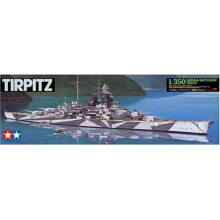 Tirpitz with stand - 1/350 Ship Model Kit - Tamiya 78015