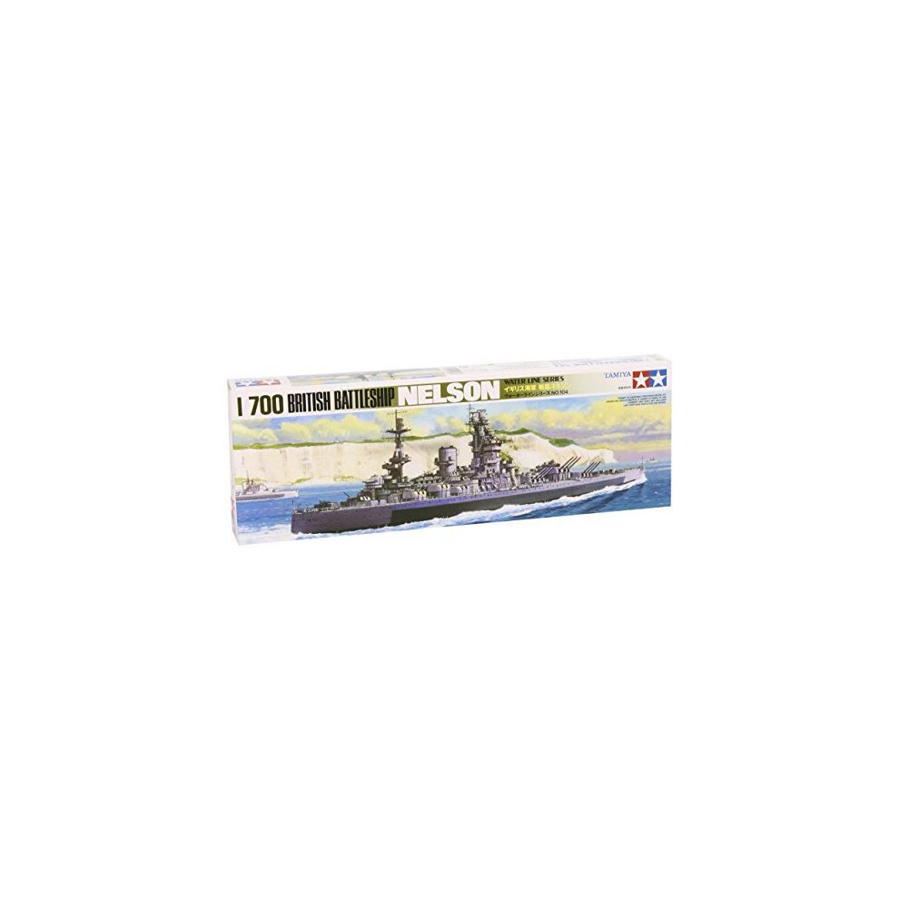 HMS Nelson Battleship - 1/700 Ship Model Kit - Tamiya 77504