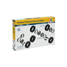 EUROPEAN TYRES and RIMS - TRUCKS & TRAILERS 1:24 - Italeri 3909