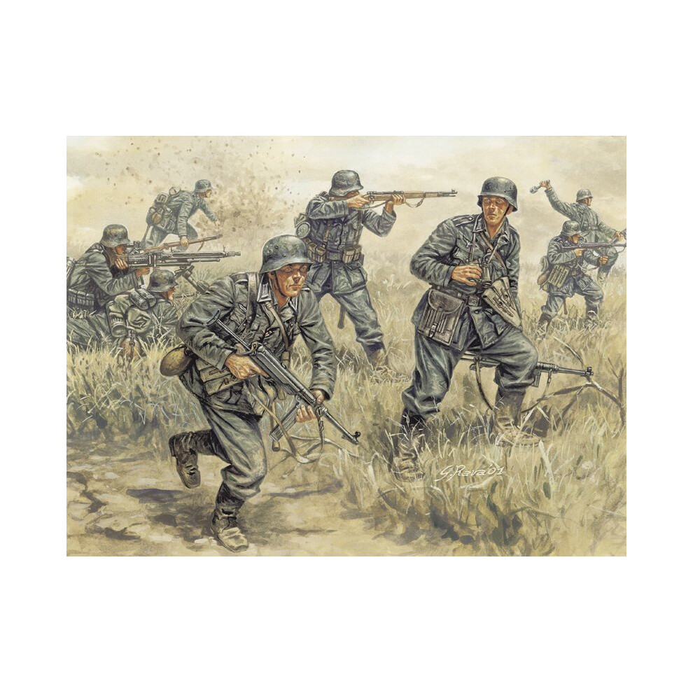 WWII- GERMAN INFANTRY  - SOLDIERS 1:72 - Italeri 6033