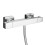 Cassellie Square Thermostatic Bar Valve Bottom Outlet Chrome on Brass body 1
