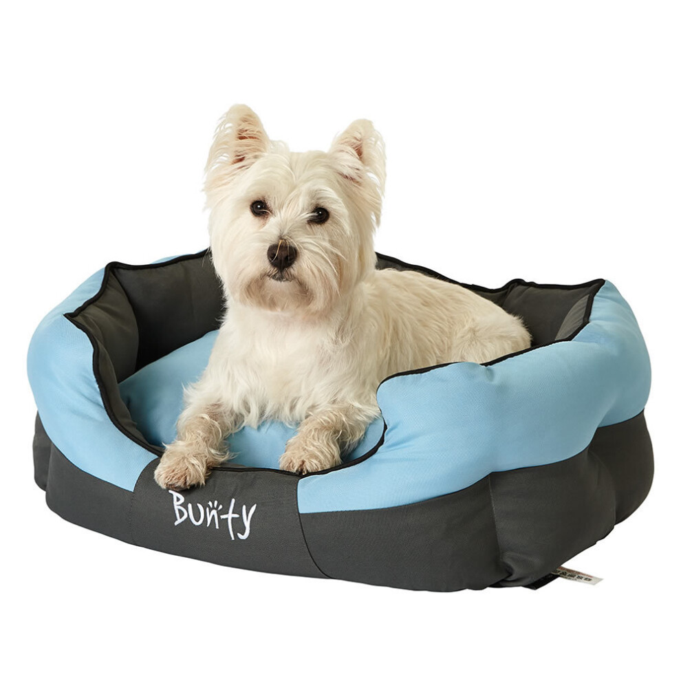 (Blue, Medium) Dog & Cat Anti Anxiety Sofa Bed, Machine Washable