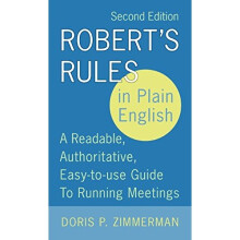 Robert's Rules In Plain English