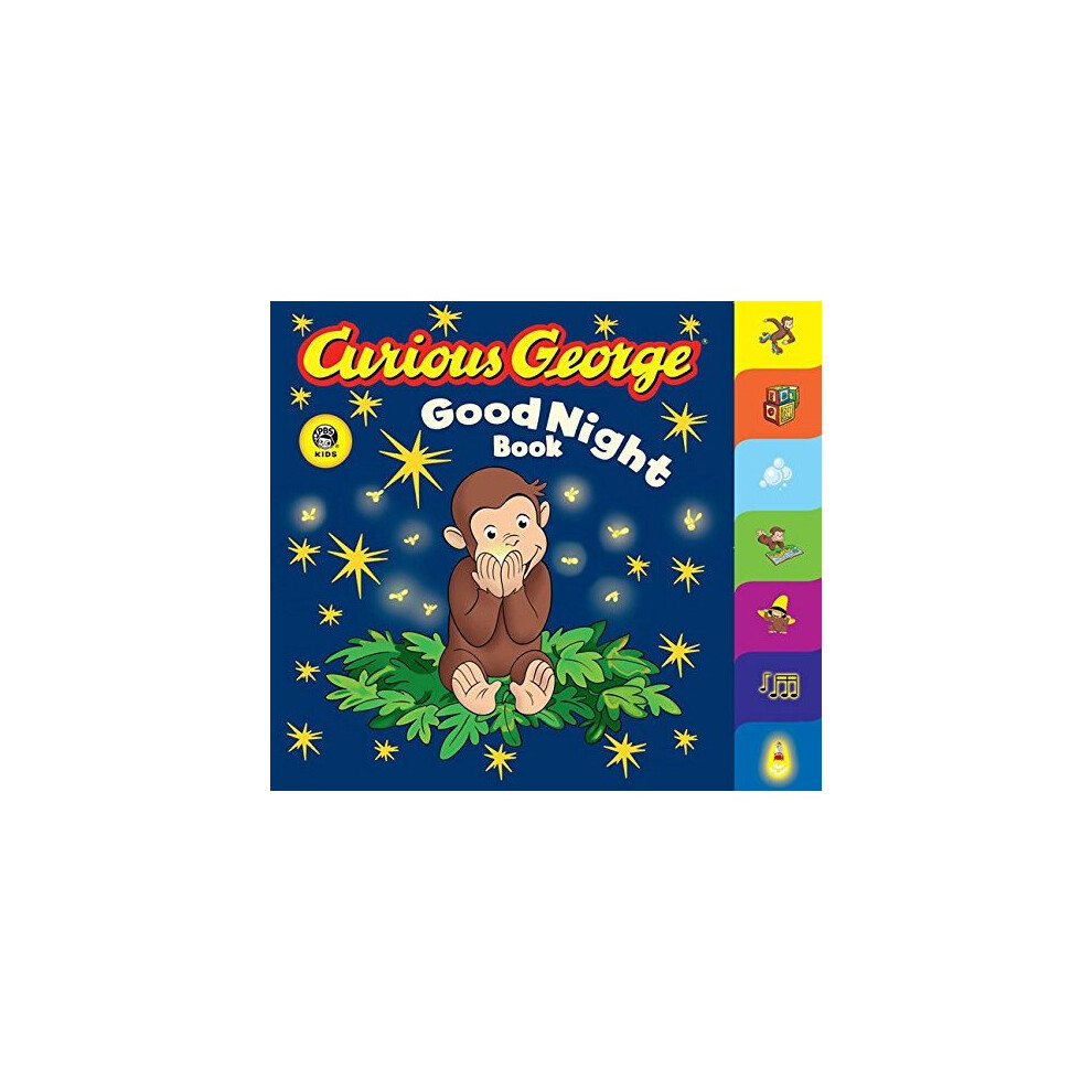 Curious George Good Night Book: A Tabbed Board Book (Curious George Board Book, - Image 4