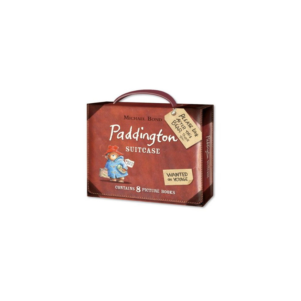 Paddington Suitcase With Eight Paddington Bear Books - Michael Bond