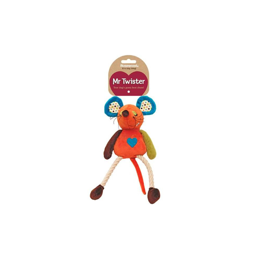 Rosewood Mr Twister Millie Mouse Dog Toy