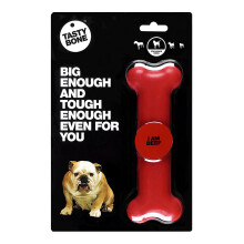 (Beef, Large) Tastybone Nylon Dog Chew Bone
