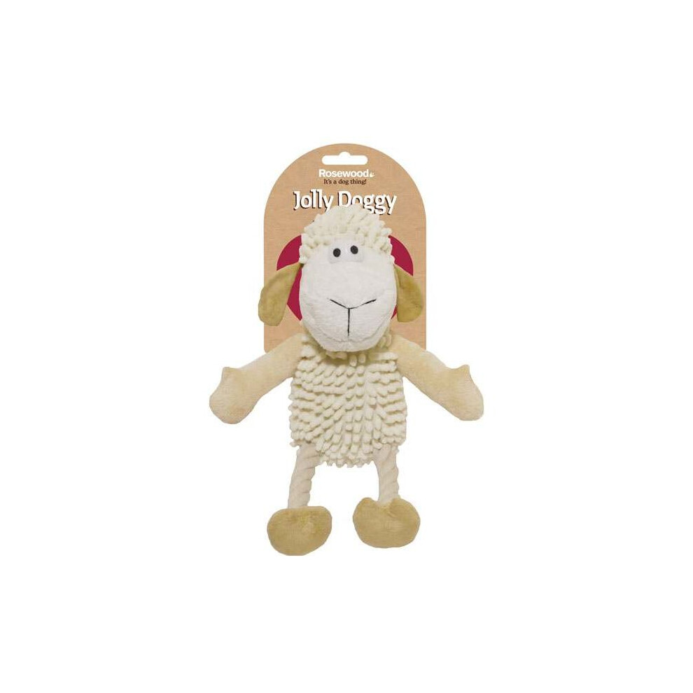 Rosewood Jolly Doggy Farmyard Sheep Dog Toy