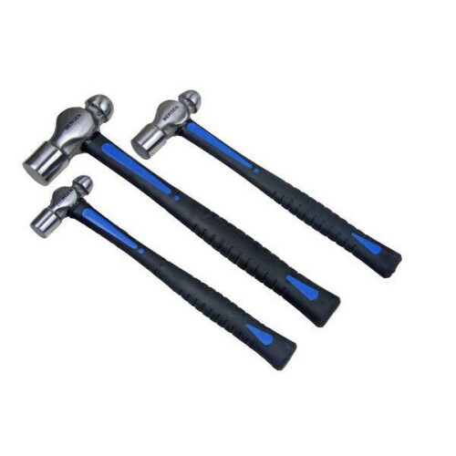 us pro US PRO 3pc Ball Pein Hammers Set 8 16 32oz TPR Handle 1665
