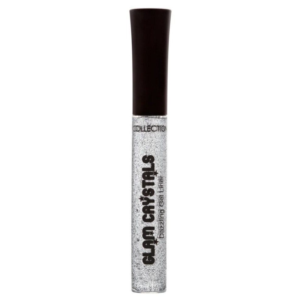 Collection Glam Crystals Gel Silver Glitter Eyeliners Glitz 6ml