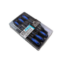 US PRO 7 Piece Magnetic Screwdriver Set - Slotted & Phillips 1592