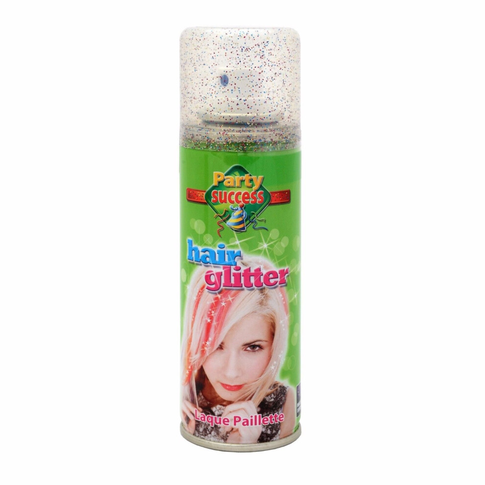 (Multi Glitter) Wash Out Temporary Coloured Hair Sprays 125ml