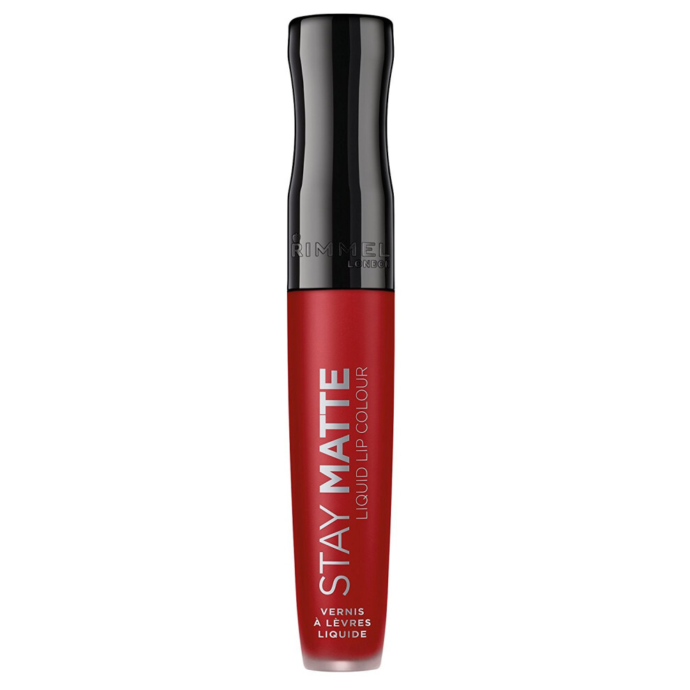 Rimmel London Stay Matte Liquid Lip Colour, 500 Fire Starter, 5.5 ml