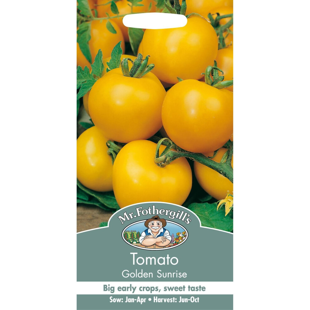 Mr Fothergill's Mr. Fothergill's Tomato Seeds Sunrise Unusual Tomatoes Golden/Yellow