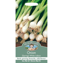 Mr Fothergills - Pictorial Packet - Vegetable - Spring Onion White Lisbon - 650 Seeds