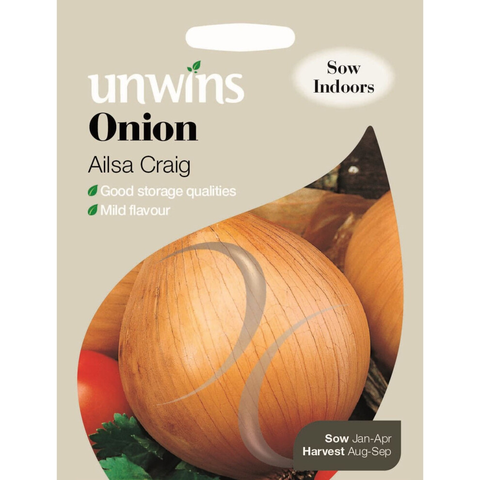 Unwins Pictorial Packet - Onion Ailsa Craig - 300 Seeds