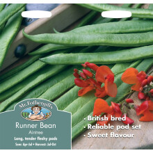 Mr Fothergills - Pictorial Packet - Vegetable - Runner Bean Aintree - 45 Seeds