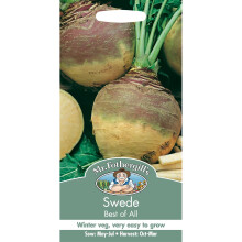 Mr Fothergills - Pictorial Packet - Vegetable - Swede Best of All - 750 Seeds