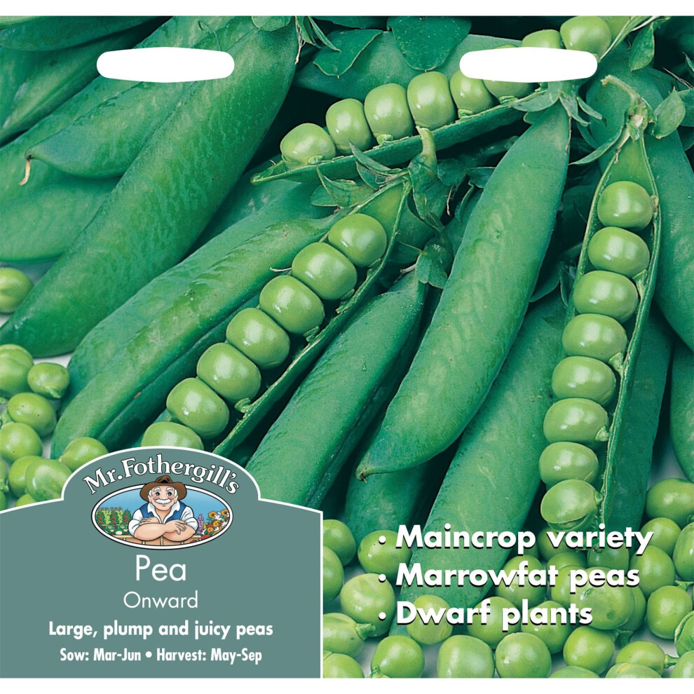 Mr Fothergill's - Pictorial Packet - Vegetable - Pea Onward - 275 Seeds