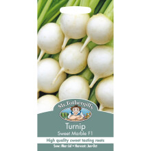 Mr Fothergills - Pictorial Packet - Vegetable - Turnip Sweet Marble F1 - 100 Seed