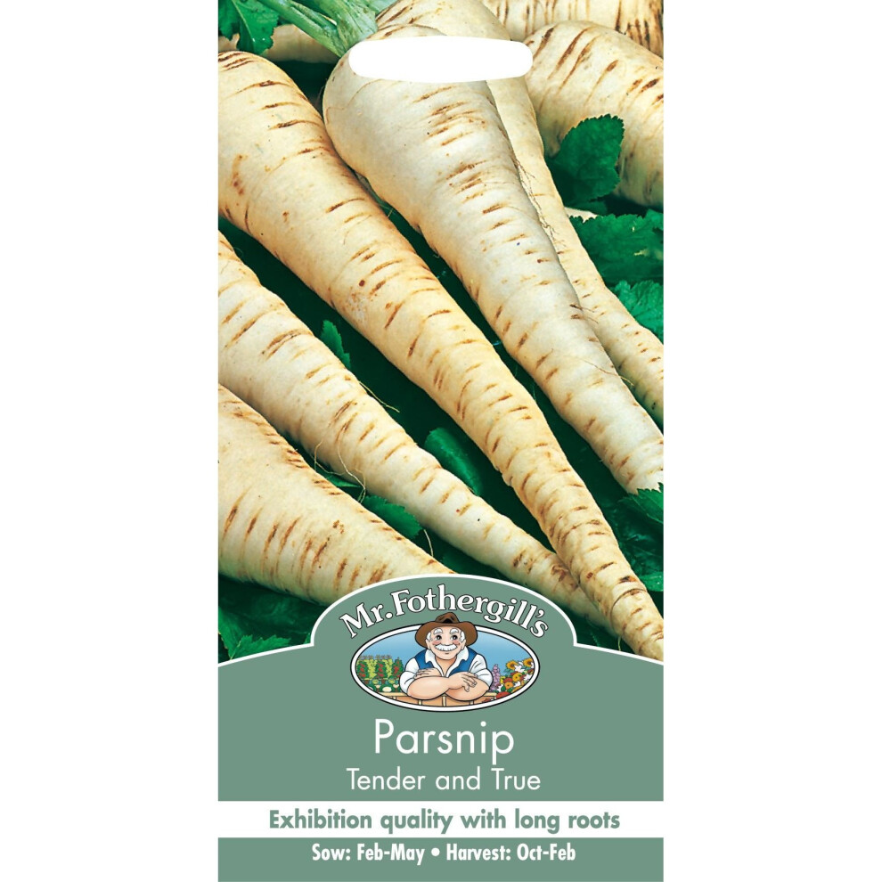 Mr Fothergill's - Pictorial Packet - Vegetable - Parsnip Tender & True - 500 Seeds