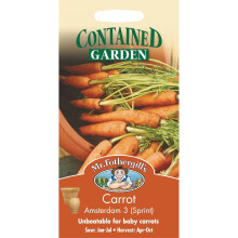 Mr Fothergills - Pictorial Packet - Vegetable - Carrot Amsterdam 3 Sprint - 500 Seeds