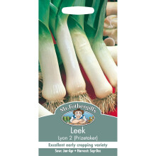 Mr Fothergills - Pictorial Packet - Vegetable - Leek  Lyon 2 Prizetaker - 500 Seed