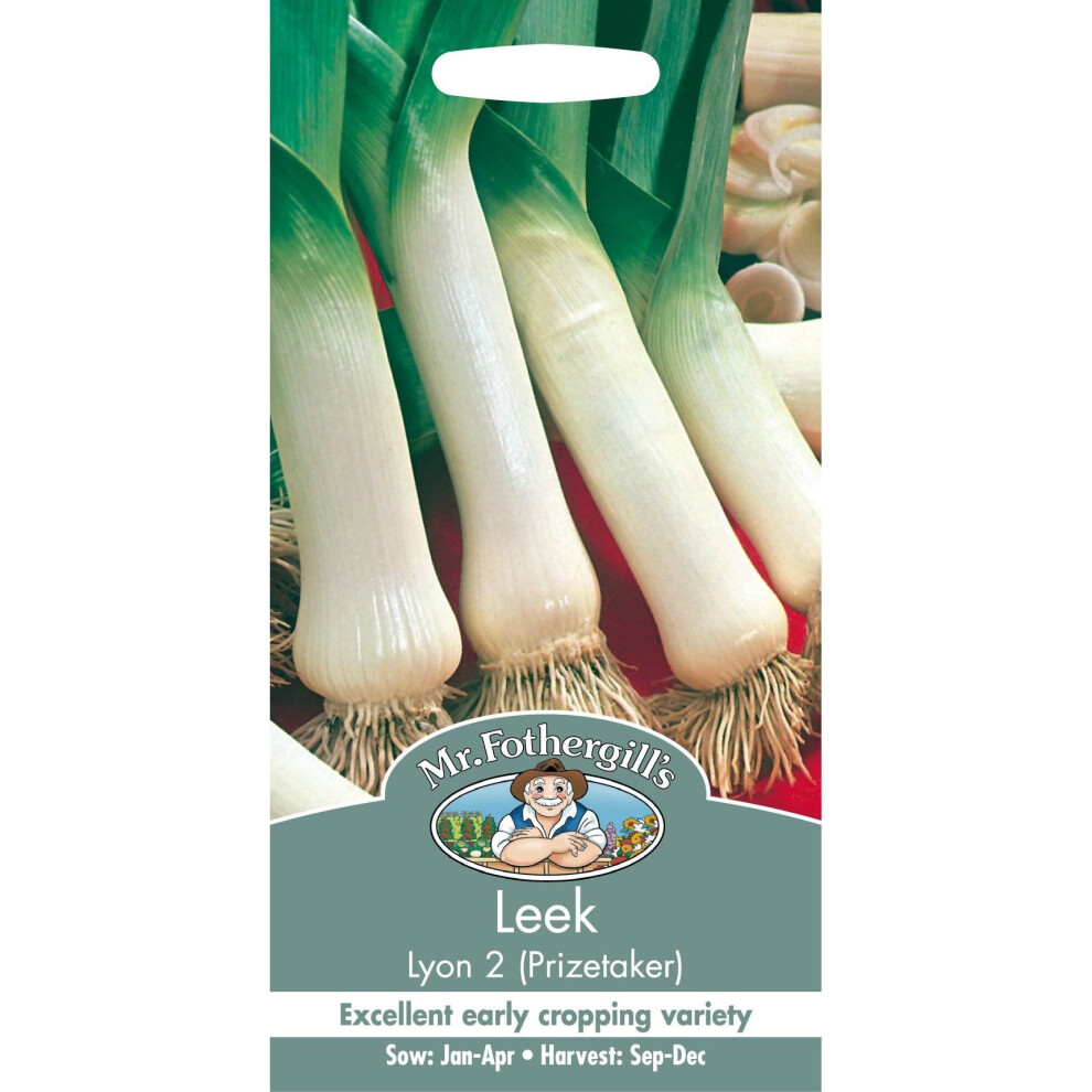 Mr Fothergill's - Pictorial Packet - Vegetable - Leek Lyon 2 Prizetaker - 500 Seed