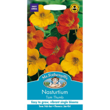 Mr Fothergills - Pictorial Packet - Flower - Nasturtium Tom Thumb - 35 Seeds