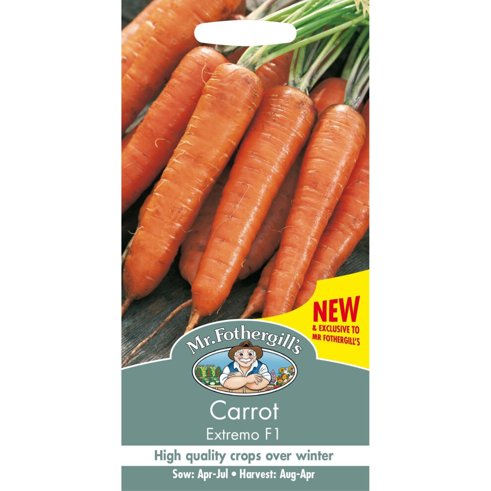 Mr Fothergill's - Pictorial Packet - Vegetable - Carrot Extremo F1 - 350 Seeds