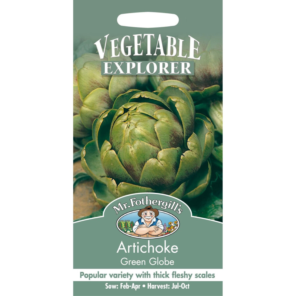 Mr Fothergills - Pictorial Packet - Vegetable - Artichoke Green Globe - 50 Seeds